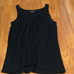 Black tank top